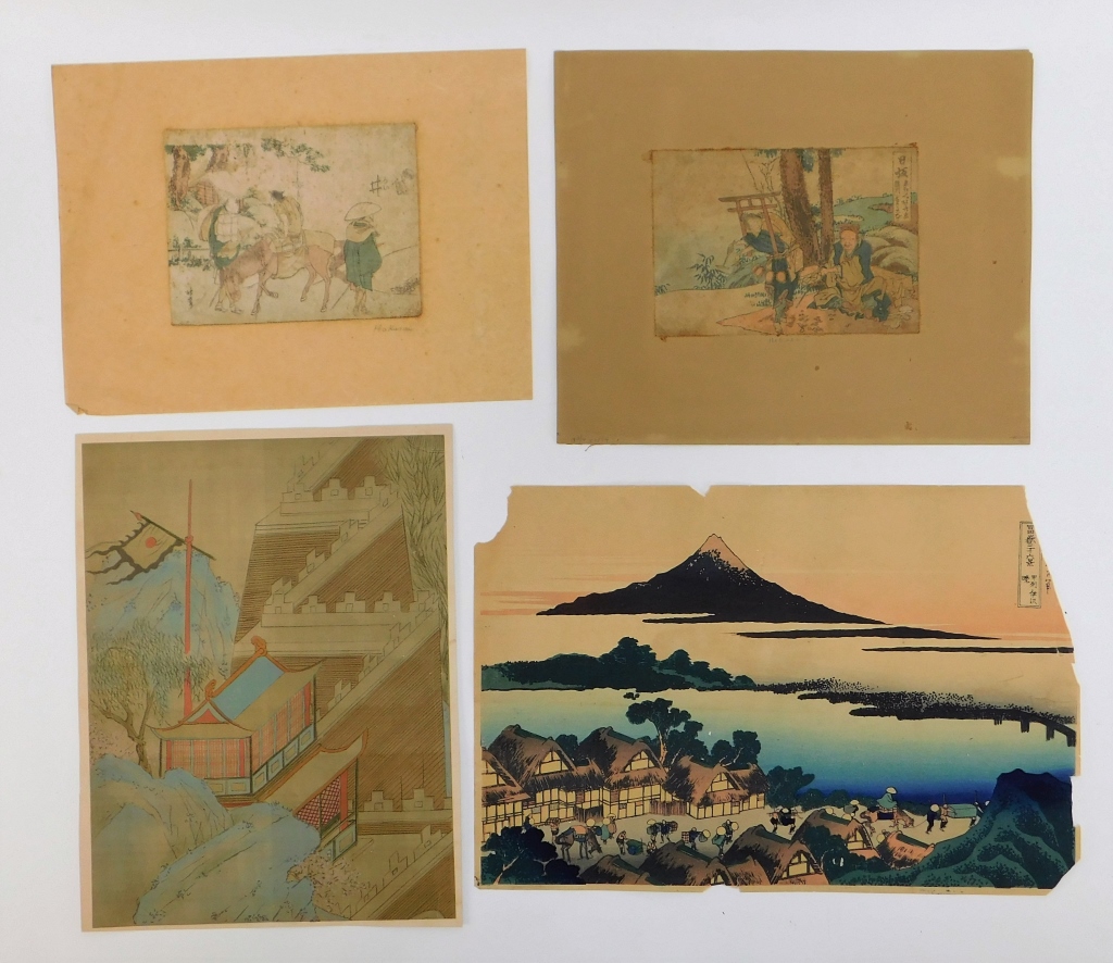4 HOKUSAI AND CHINESE WOODBLOCK