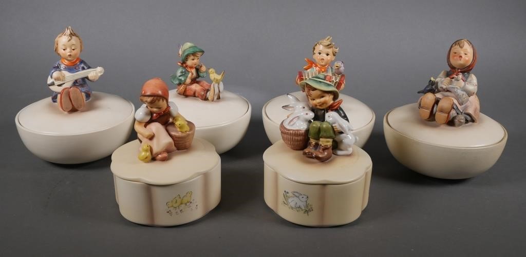 (4) HUMMEL CANDY BOWLS AND TWO