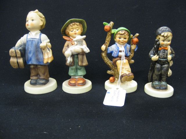 4 Hummel Figurines;''Boots'' #143