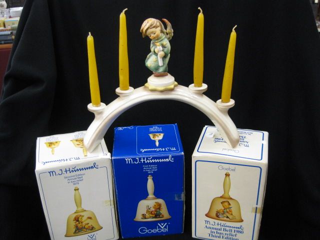 4 Hummel Items 3 bells (first