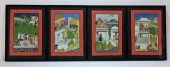 4 INDIAN MINIATURE VISHNU ANIM