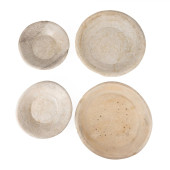 4 INDIAN PRIMITIVE STYLE MARBL