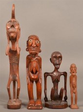 4 INDONESIAN CARVED HUNGER FET