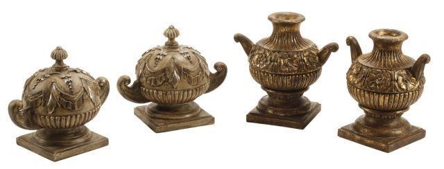 4) ITALIAN CARVED GILT WOOD