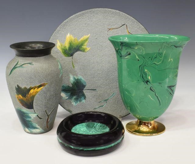 (4) ITALIAN DECORATIVE TABLEWARE,