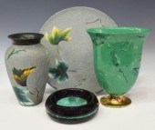 (4) ITALIAN DECORATIVE TABLEWA