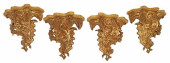 (4) ITALIAN ROCOCO STYLE GILTW