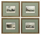 (4) ITALIAN VIEW ENGRAVINGS AF