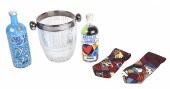 (4) Items by Romero Britto (Br
