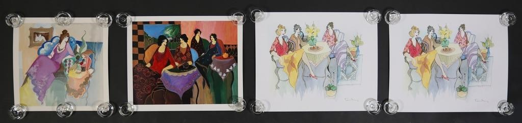 4 ITZCHAK TARKAY SERIGRAPHS &