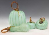 (4) JACK PINE STUDIO ART GLASS