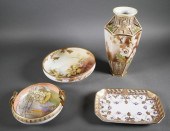 (4) JAPAN NIPPON PORCELAIN VAS