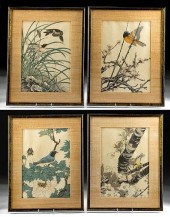 4 JAPANESE KEINEN WOODBLOCK PR