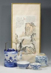 4 JAPANESE PORCELAIN ITEMS & S