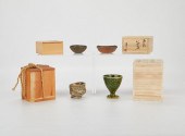 4 JAPANESE STUDIO POTTERY CERA