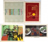 (4) JAPANESE WOODBLOCK PRINTS