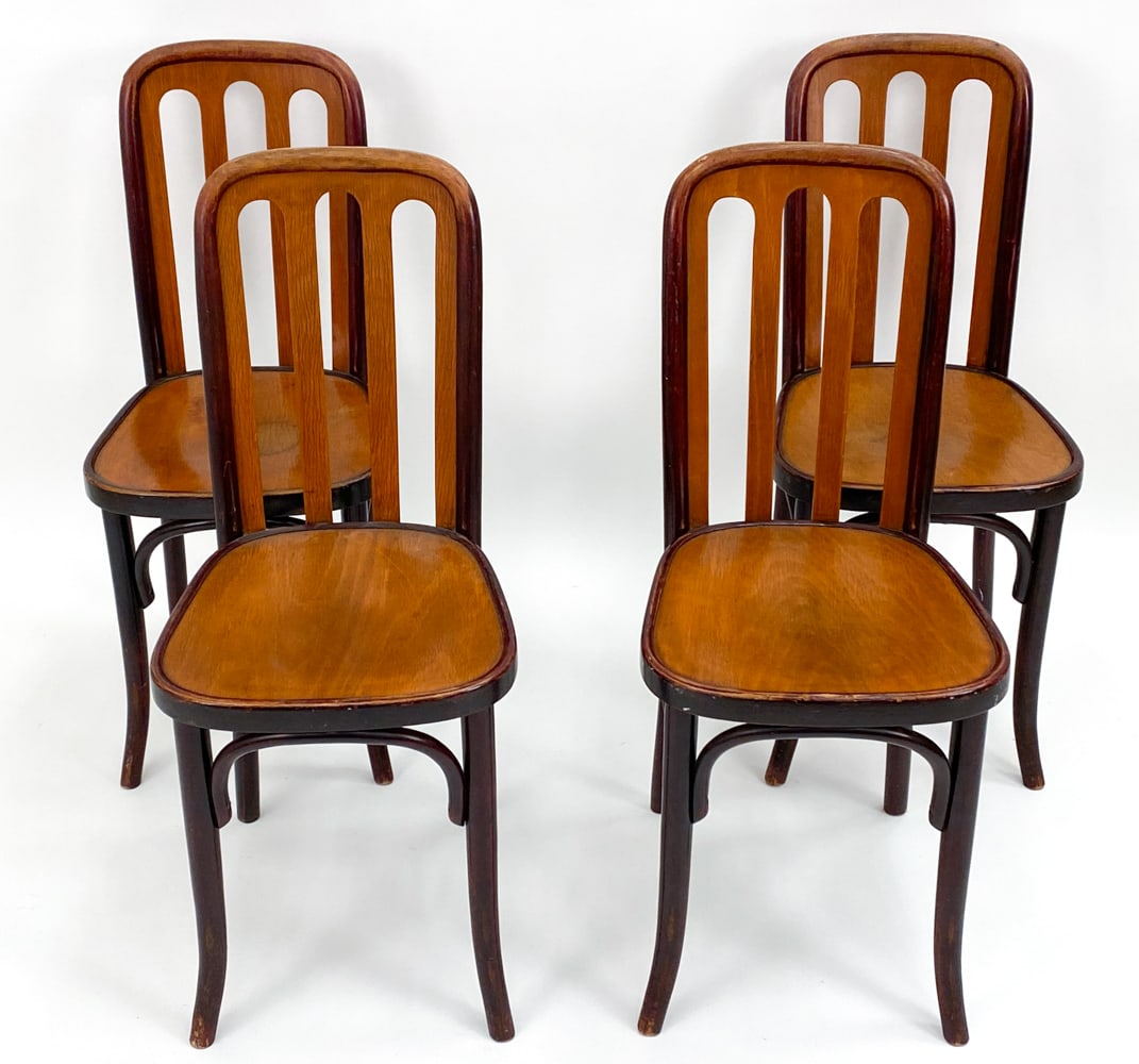 (4) JOSEF HOFFMANN FOR THONET