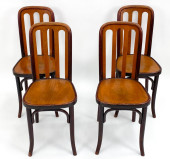 (4) JOSEF HOFFMANN FOR THONET