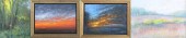 (4) Landscape paintings by con
