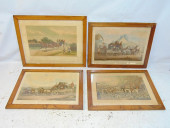 4 LARGE ENGLISH HUNT & COACH P