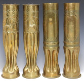 (4) LARGE FRENCH WWI-ERA TRENC