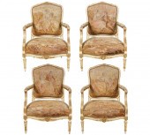 4 LARGE LOUIS XVI STYLE LATE 1
