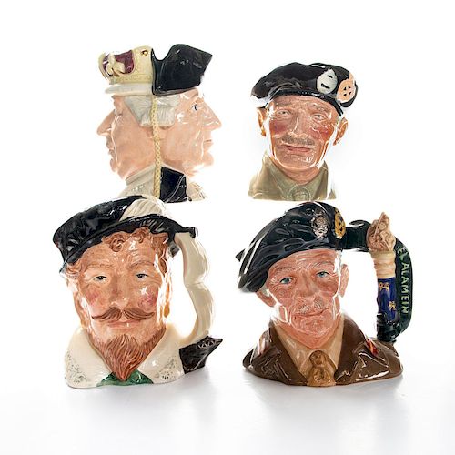 4 LARGE ROYAL DOULTON CHARACTER