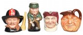 (4) Large Royal Doulton porcel