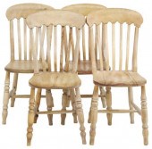 (4) LATE VICTORIAN SCRUBBED OA