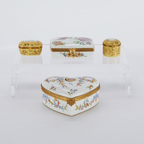4 LE TALLEC PORCELAIN TRINKET