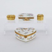 4 LE TALLEC PORCELAIN TRINKET