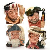4 LG ROYAL DOULTON CHARACTER J