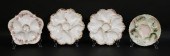 4 LIMOGES PORCELAIN OYSTER PLA