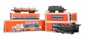 (4) Lionel train cars, O Gauge