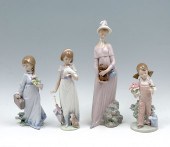 4 LLADRO FIGURINES: ''Spring''