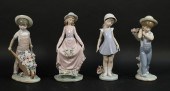 4 LLADRO PORCELAIN FIGURINES4
