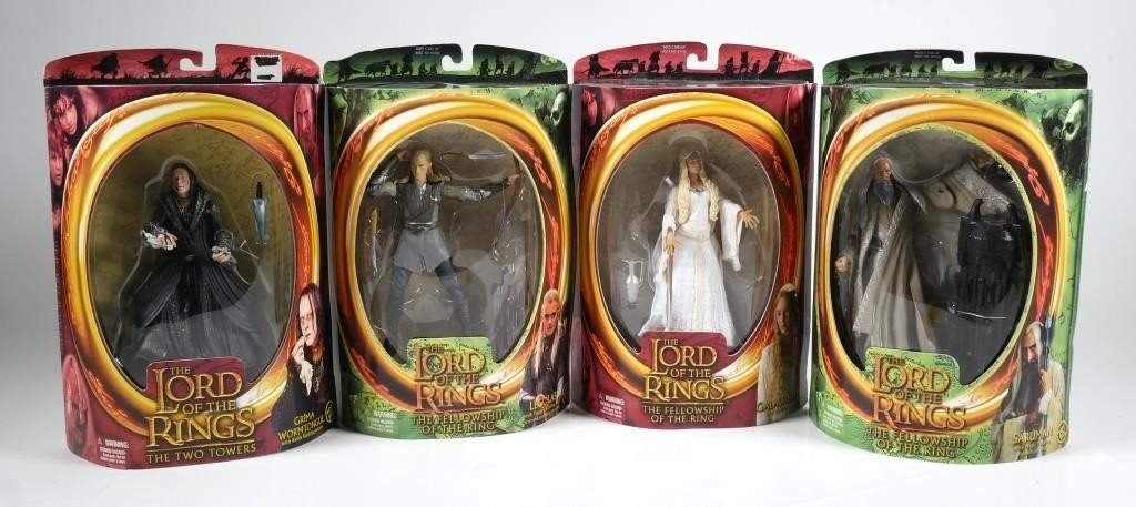 (4) LORD OF THE RINGS DOLLS ORIG