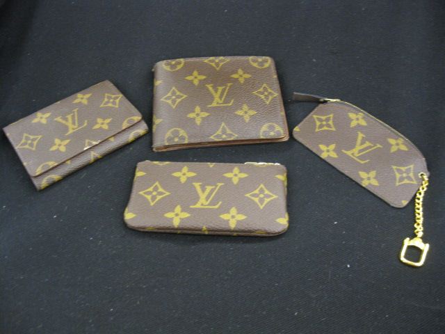 4 Louis Vuitton Items;wallet change