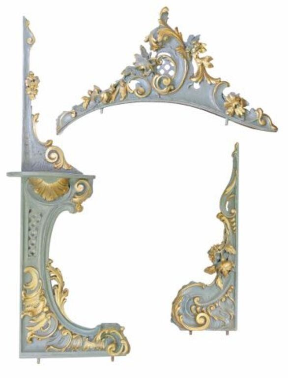 (4) LOUIS XV STYLE PAINTED