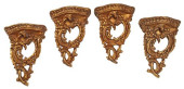 (4) LOUIS XV STYLE SCROLLED GI