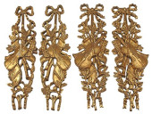 (4) LOUIS XVI STYLE GILTWOOD M