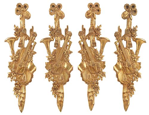 (4) LOUIS XVI STYLE GILTWOOD