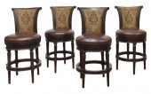 (4) LOUIS XVI STYLE UPHOLSTERE
