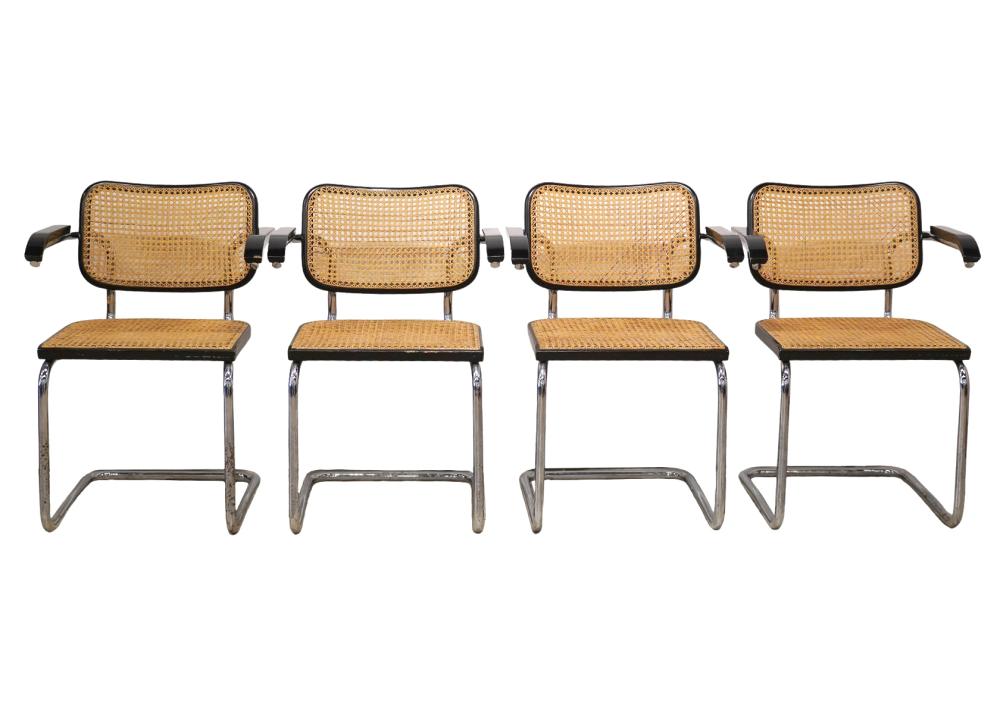 4 MARCEL BREUER 'CESCA' ARM