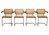 4 MARCEL BREUER 'CESCA' ARM CH
