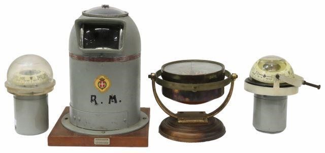 (4) MARINE NAVIGATION COMPASSES(lot
