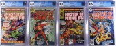 4 MARVEL COMICS MASTER OF KUNG