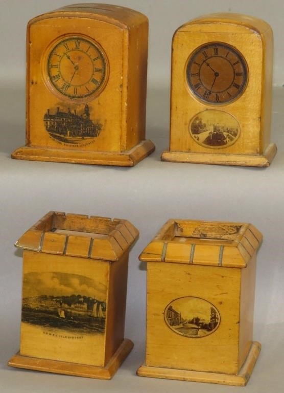 4 MAUCHLINWARE BANKSca.