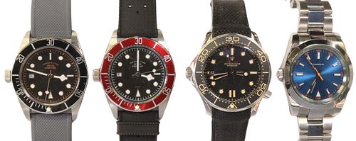 (4) MEN&#039;S STAINLESS STEEL