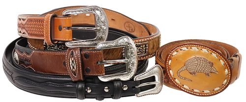 (4) MEN&#039;S WESTERN TOOLED &AMP;